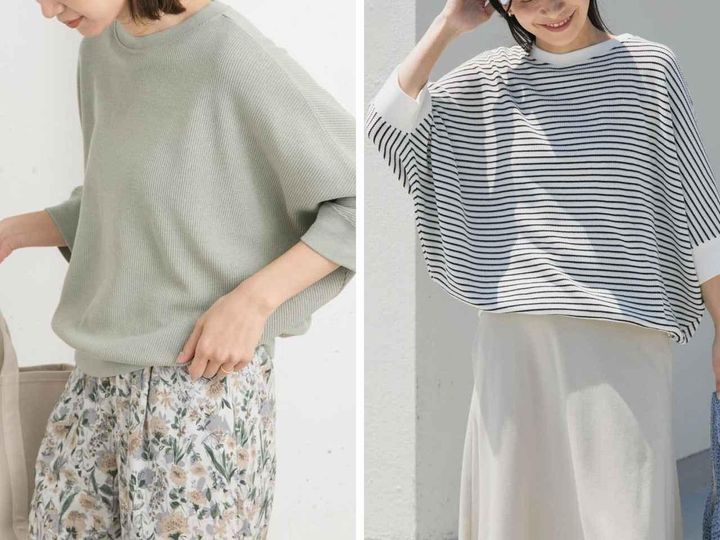 画像: 「タックフライスワイドTシャツ」各￥4,950 出典：アーバンリサーチ ドアーズ