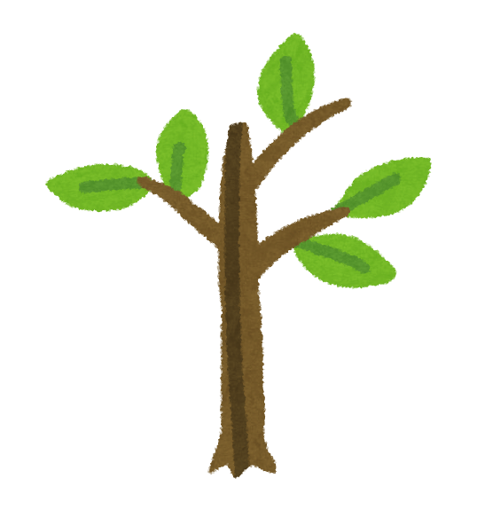 木の成長過程のイラスト | かわいいフリー素材集 いらすとや