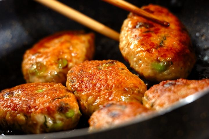 枝豆入り鶏つくねの作り方3