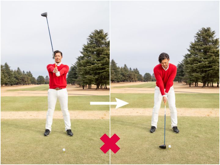 スイング中は「右ワキ締め」が絶対！アドレスの仕方から解説