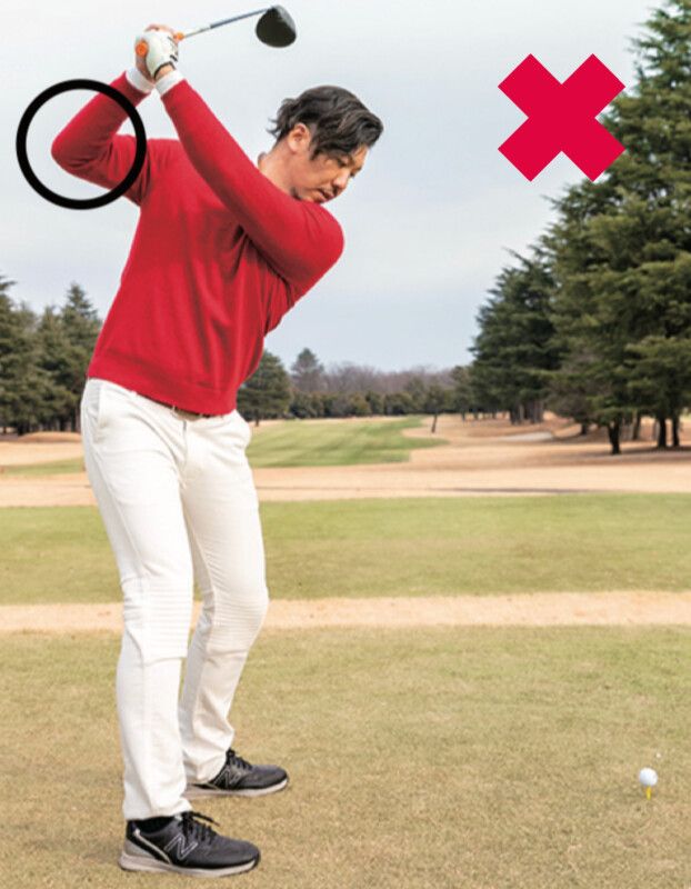 スイング中は「右ワキ締め」が絶対！アドレスの仕方から解説