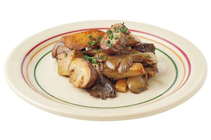 舟形マッシュルームのソテー