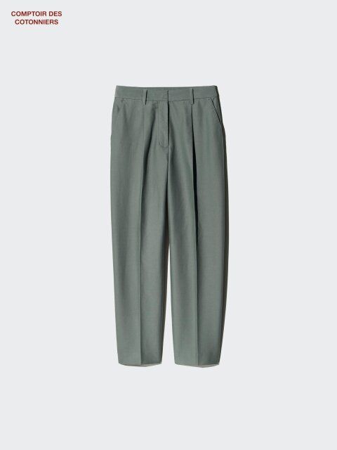 ユニクロのジャージータックアンクルパンツ