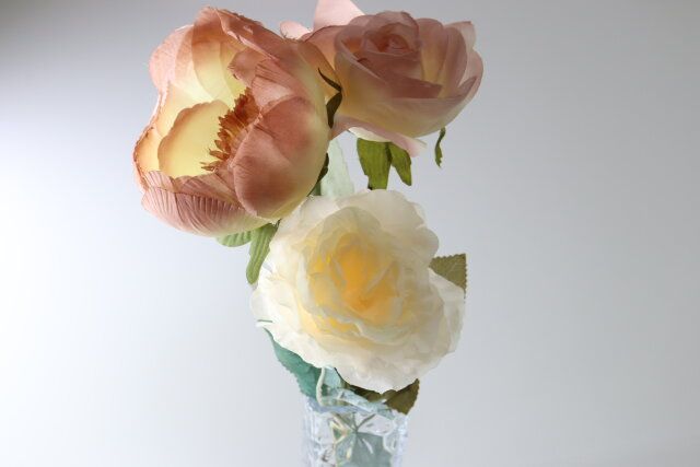 造花 ローズ ピオニー