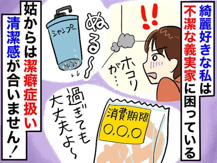 画像: 「あら〜綺麗好きなのね〜」「死ななきゃ大丈夫なのに」嫌味な義母との『価値観の違い』が「つらい」