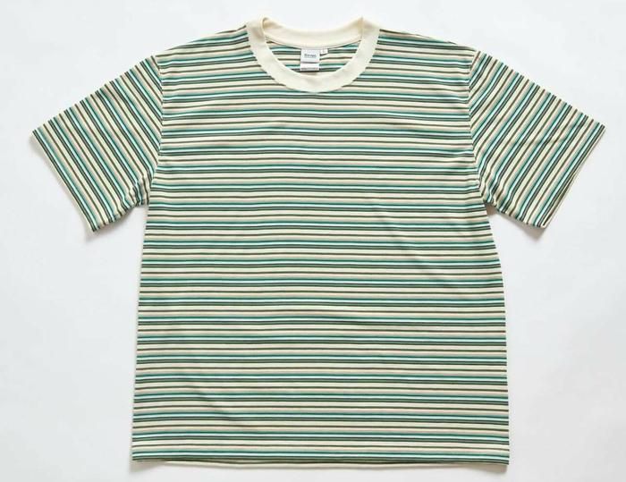 BRINGのDRYCOTTONY MULTI BORDER T-SHIRT