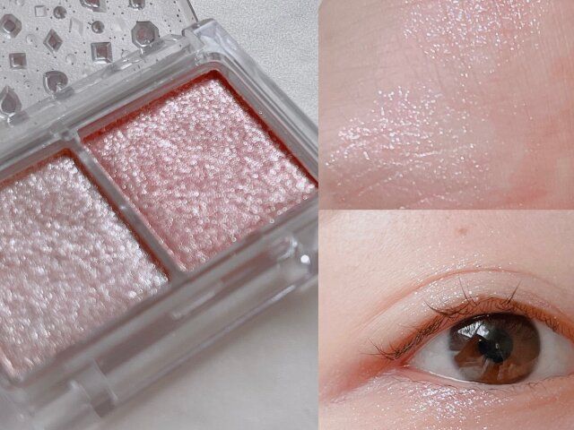 キャンメイク ラメマニア 02 ピンクプードル 涙袋に使用