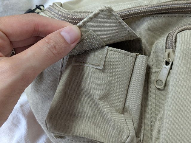 多機能ボディバッグ立体ポケット