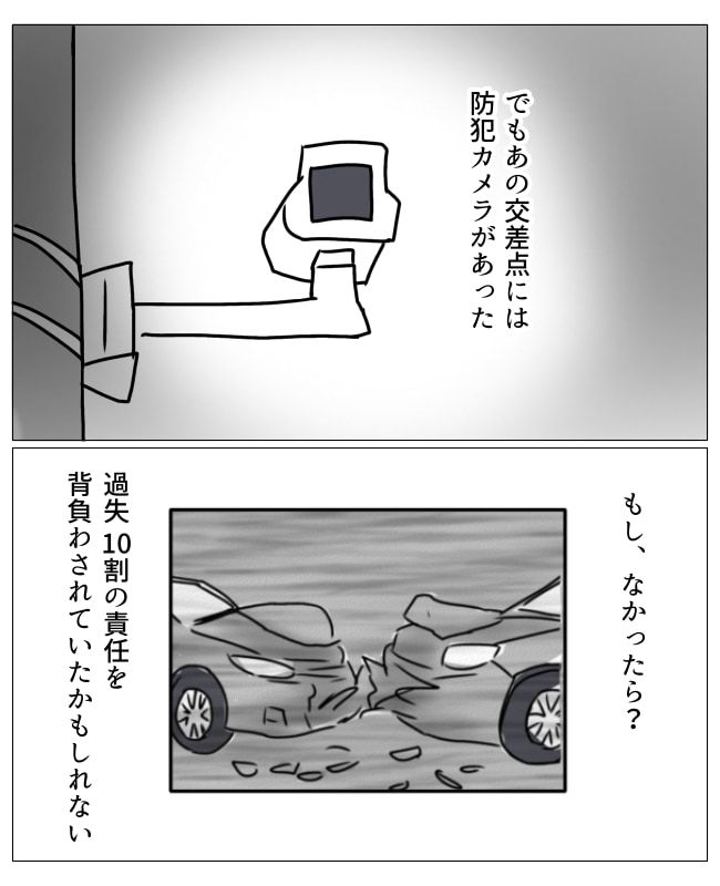 ドラレコなしで事故／フワリー