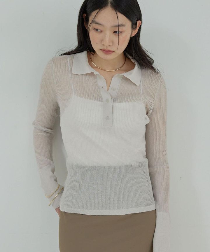 画像: 「シアーニットポロ」￥20,900 出典：ガリャルダガランテ