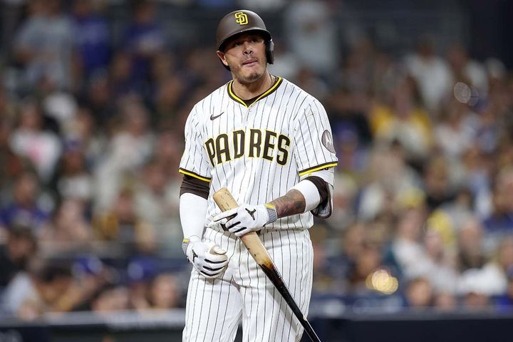 パドレスのマニー・マチャド（C）Getty Images