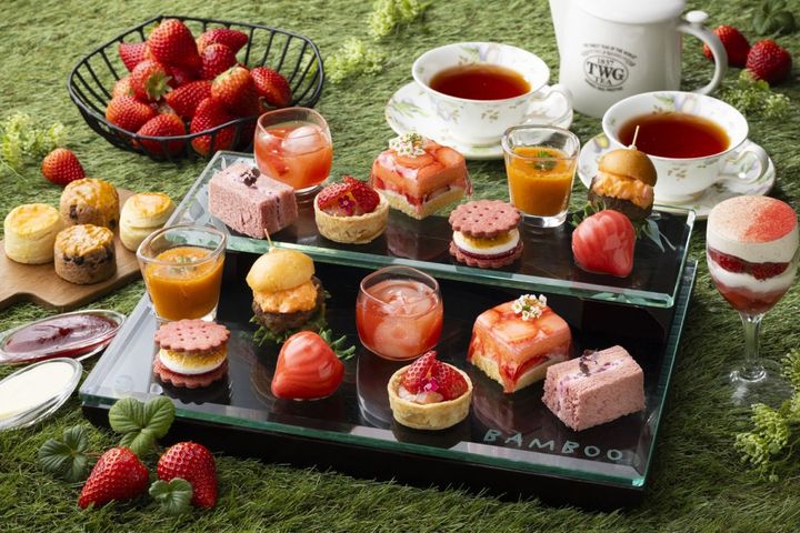 「夏のいちごのアフタヌーンティー」イメージ