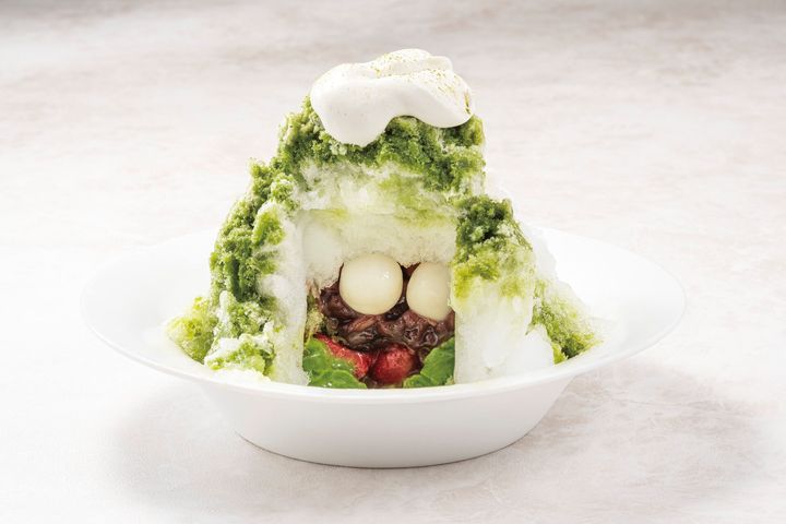 デニーズの抹茶かき氷