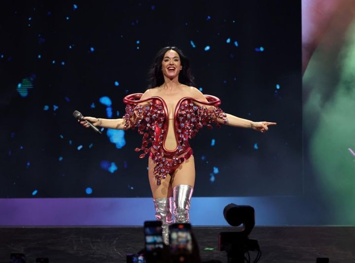 画像: ケイティ・ペリーのショーに乱入者が