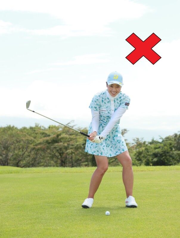 上から打ち込むのは絶対NG！強風でも流されないショットの打ち方は？