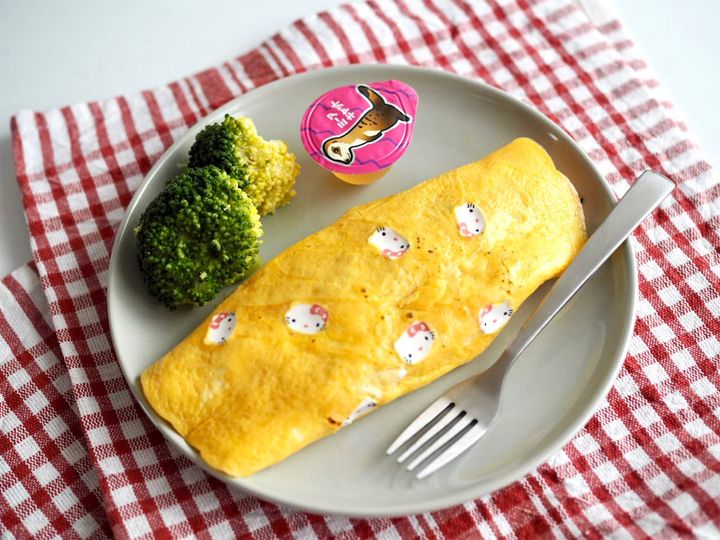 キャラフルオムライス