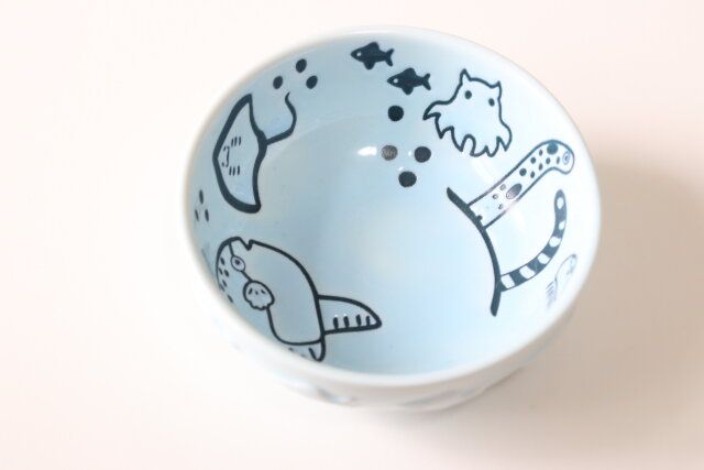 セリアの可愛い浅ボウル 水族館