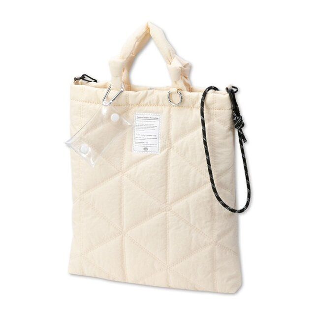 しまむらのチャーム付きトート2WAY