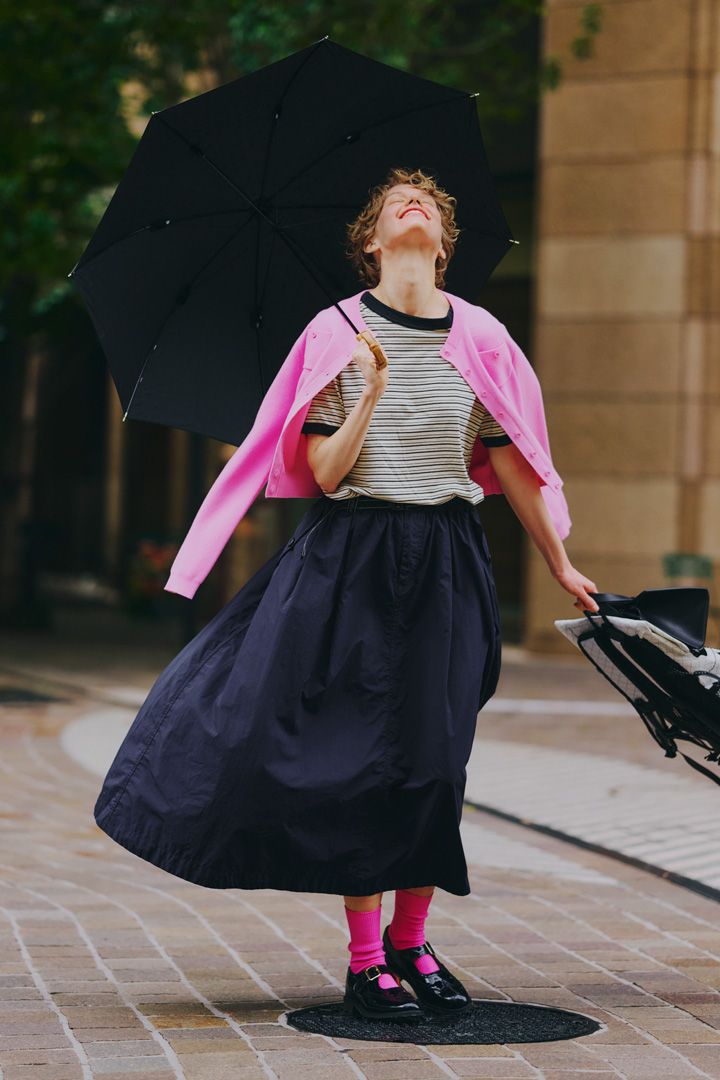 雨が降っても大丈夫！はっ水機能つきのオシャレなスカートが大活躍【本日のFUDGE GIRL-6月11日】