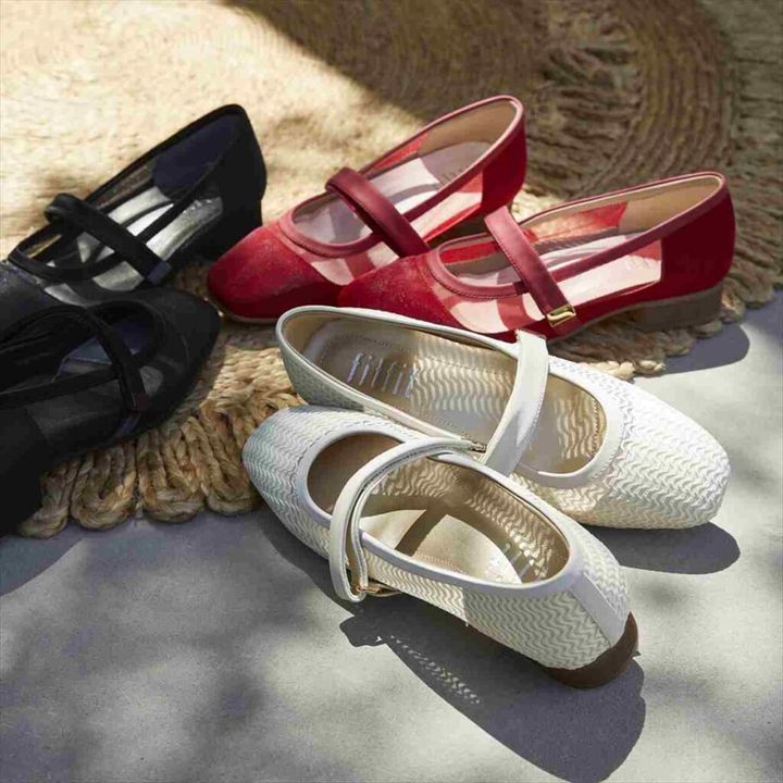 チュール＆レースバレエシューズ