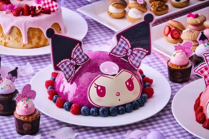 ブルーベリームース（ヨーグルトムースとブルーベリームース）