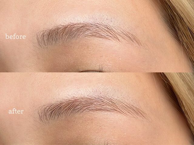 ポイント①毛流れを整える