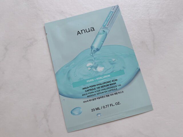 アヌア PDRNヒアルロン酸カプセル100セラムマスクパック 10枚入