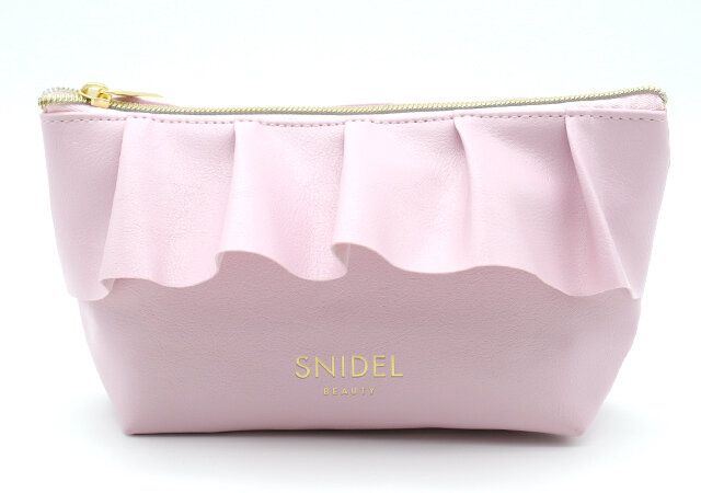 スナイデル ビューティピンクフリルポーチ