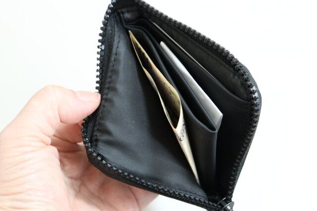 L型財布 紙幣 レシート