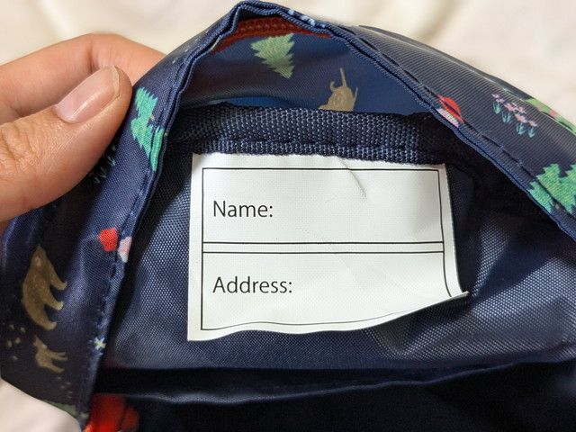 コールマンWALKER 3WAYBAGネームタグ