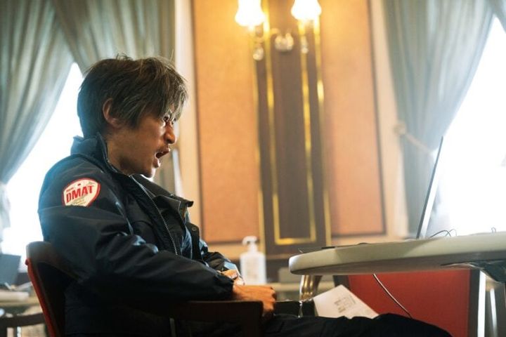 映画『フロントライン』DMATの現場指揮官・仙道（窪塚洋介）