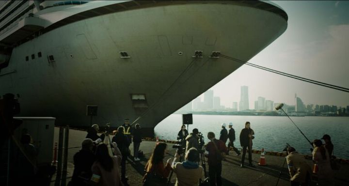 映画『フロントライン』よりダイヤモンド・プリンセス号