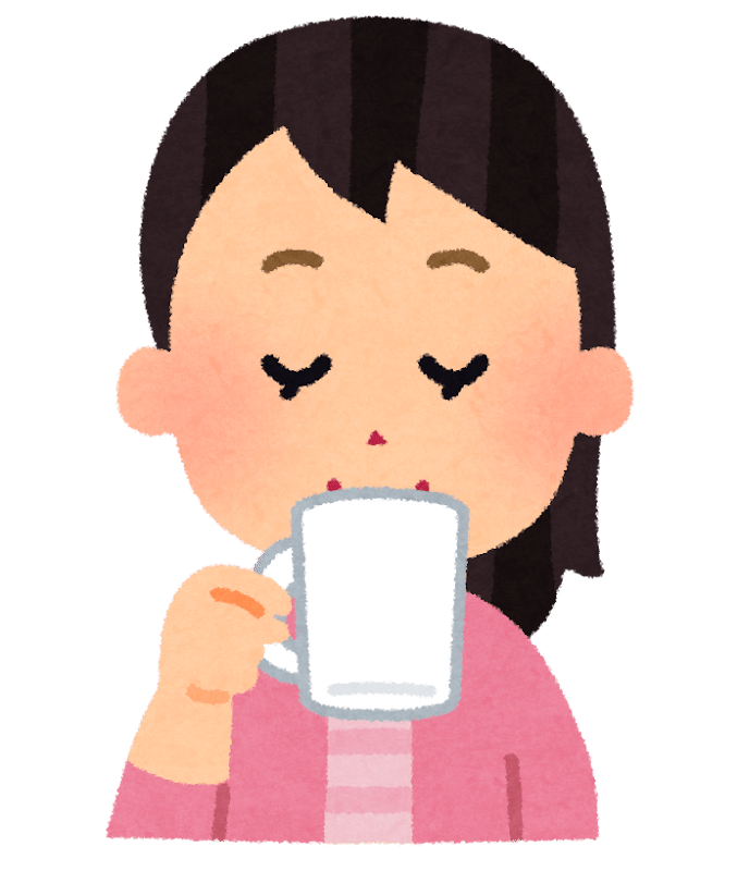 コーヒーを飲む人のイラスト（女性） | かわいいフリー素材集 いらすとや