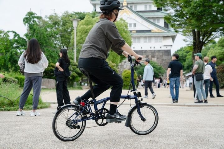 ブロンプトンのGBモデルで大阪万博へ