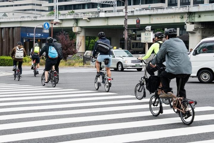 大阪をブロンプトンの自転車で駆け抜ける