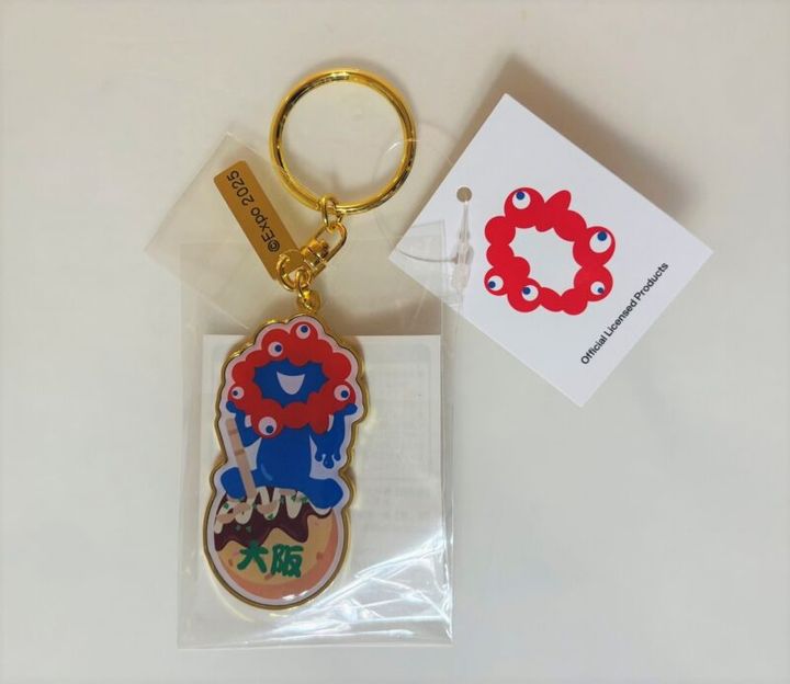 たこ焼きとミャクミャクのキーホルダー