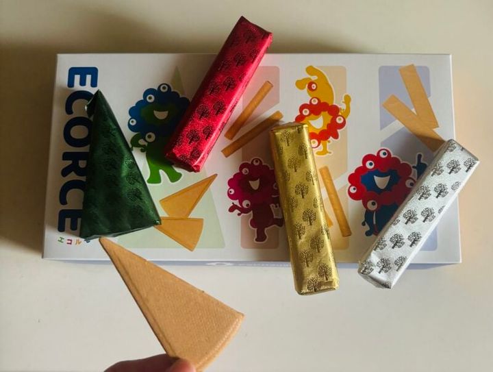 ミャクミャクパッケージのお菓子「エコルセ」