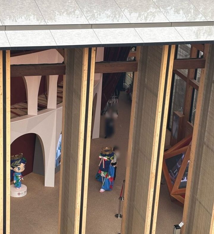 万博 イタリアパビリオンのイタリアちゃん