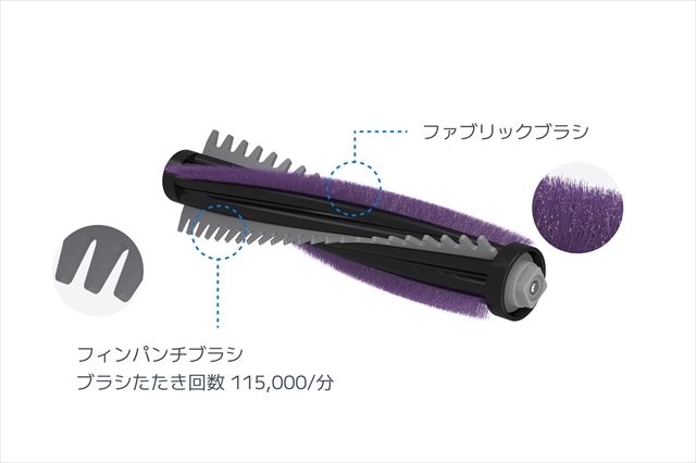 高速たたきブラシ レイコップ RS5