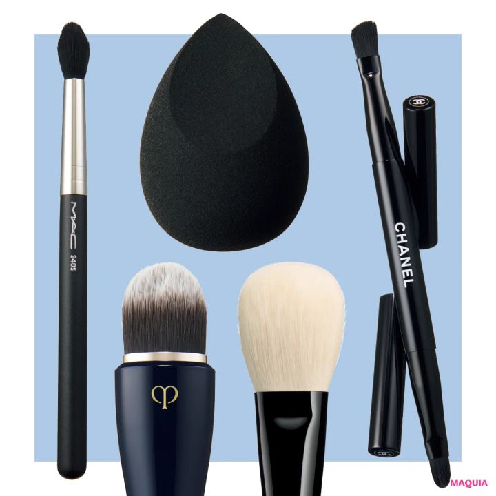 チャコットの“究極スポンジ”、M·A·Cの名品ブラシも。河嶋 希さんが惚れ込むメイクツール5選