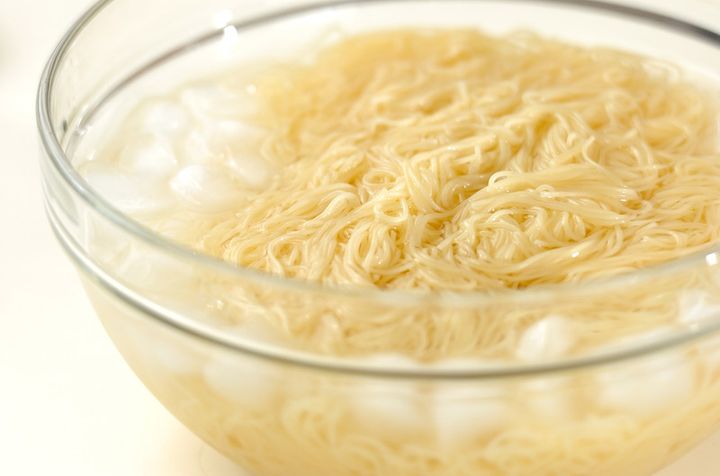 たっぷり夏野菜の冷製パスタの作り方3