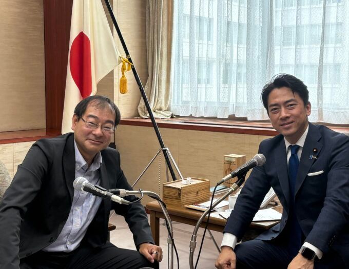 飯田浩司アナウンサー、小泉進次郎農林水産大臣