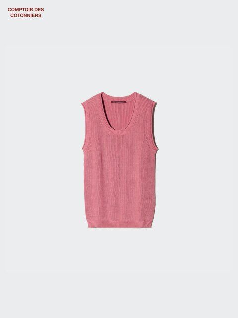 2025ユニクロ夏リネンセーター