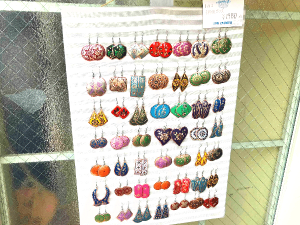 銅板のピアス②