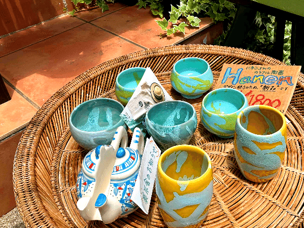 ハネンさんの手作りカップ