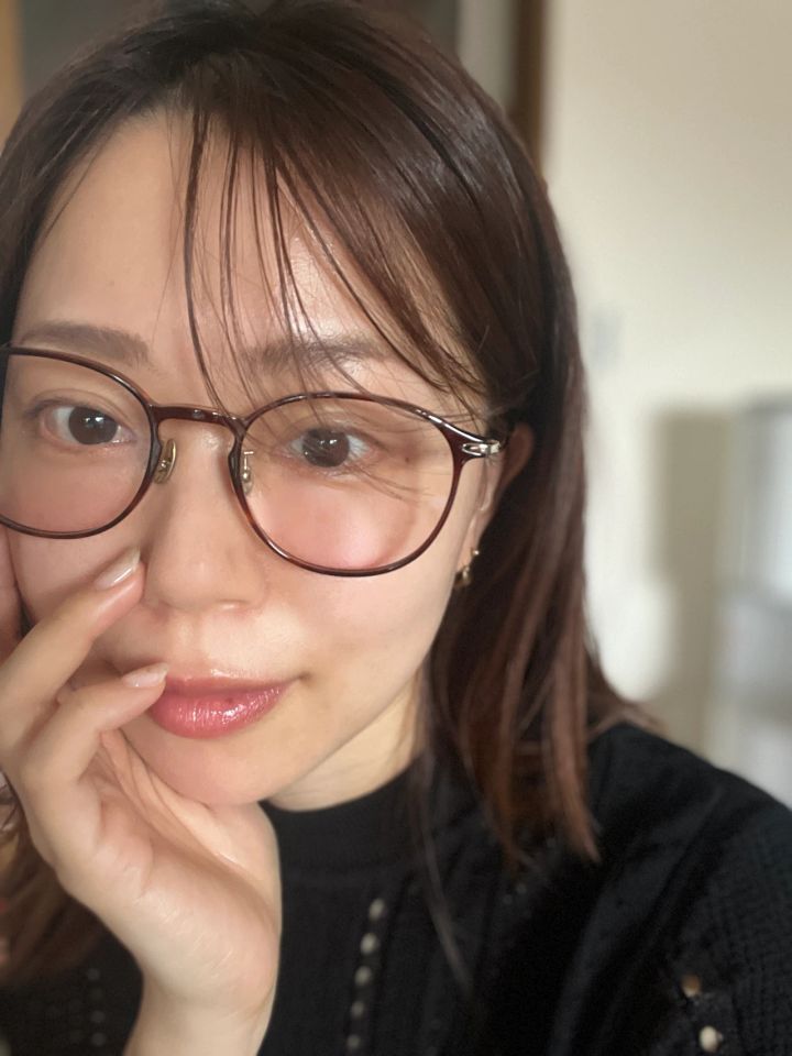 JINS チークカラーレンズ ボルドー