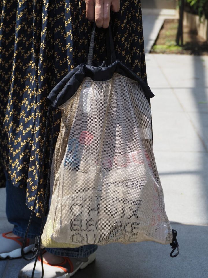 ナイキのメッシュバッグ