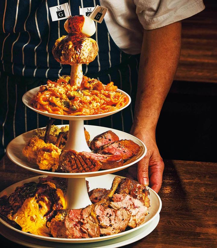 新橋『マルディグラ』のスペシャル肉盛り