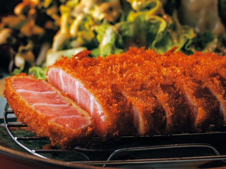 白金高輪『福わうち』の「トロカツ」