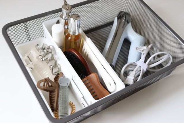 伸縮収納トレー 使用例